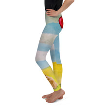 Load image into Gallery viewer, Whimsy Fit “Red Balloon” Girls Leggings - Whimsy Fit Workout Wear
