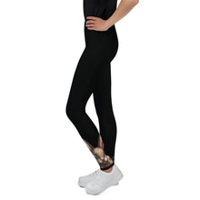 Load image into Gallery viewer, Whimsy Fit Black &quot;Bunny&quot; Girls Leggings - Whimsy Fit
