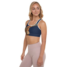 Load image into Gallery viewer, &quot;Horns&quot; Padded Racerback Sports Bra - Whimsy Fit Workout Wear
