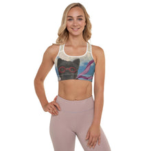 Load image into Gallery viewer, &quot;Can I Come in?&quot; Padded Sports Bra - Whimsy Fit Workout Wear
