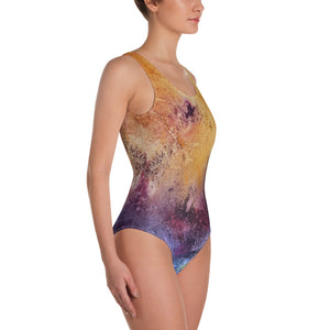 "Splash" One-Piece Swimsuit - Whimsy Fit Workout Wear