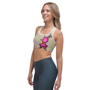 "Don't Tip" Sports bra - Whimsy Fit Workout Wear