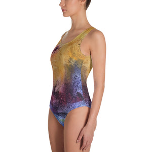 "Splash" One-Piece Swimsuit - Whimsy Fit Workout Wear