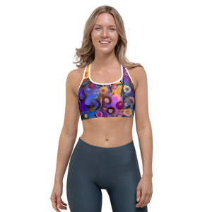 "Breeze Bright" Sports bra - Whimsy Fit Workout Wear
