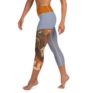"Horns" Yoga Capri Leggings - Whimsy Fit Workout Wear