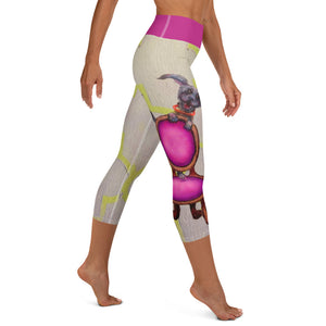 "Don't Tip" Yoga Capri Leggings - Whimsy Fit Workout Wear