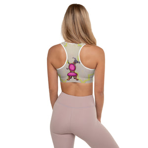 "Don't Tip" Padded Sports Bra - Whimsy Fit Workout Wear