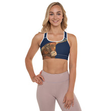 Load image into Gallery viewer, &quot;Horns&quot; Padded Racerback Sports Bra - Whimsy Fit Workout Wear
